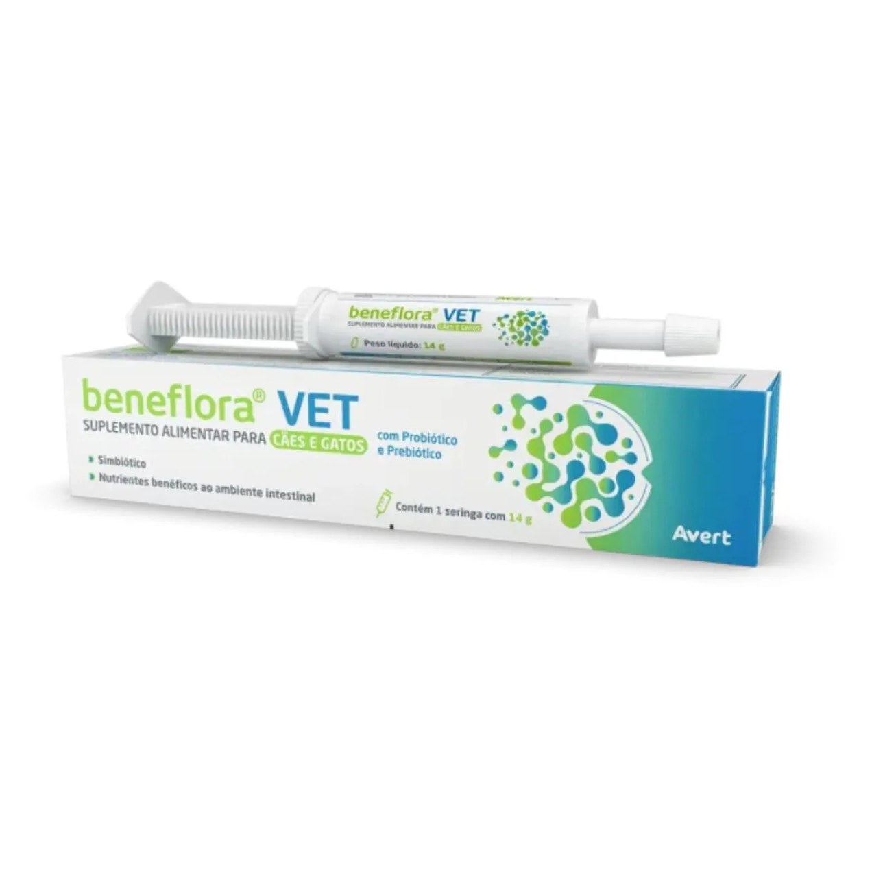Suplemento Alimentar Beneflora Vet 14Gr para Cães e Gatos