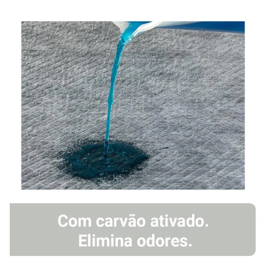 Tapete Higiênico Super Secão Slim Black 30Un 60X90Cm para Cães
