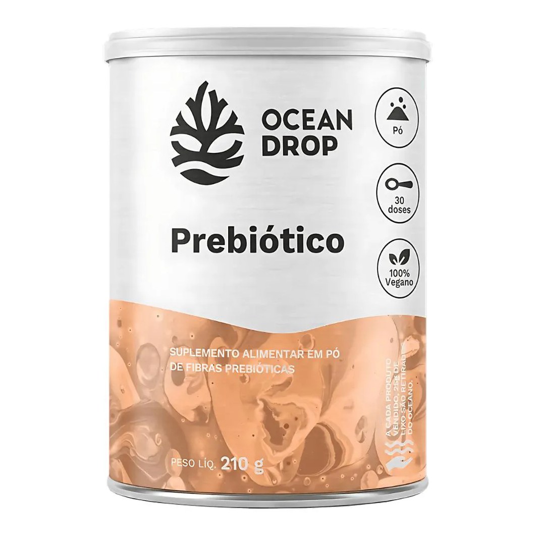 Prebiótico Saúde Digestiva e Intestinal 210G (30 Doses) - Ocean Drop