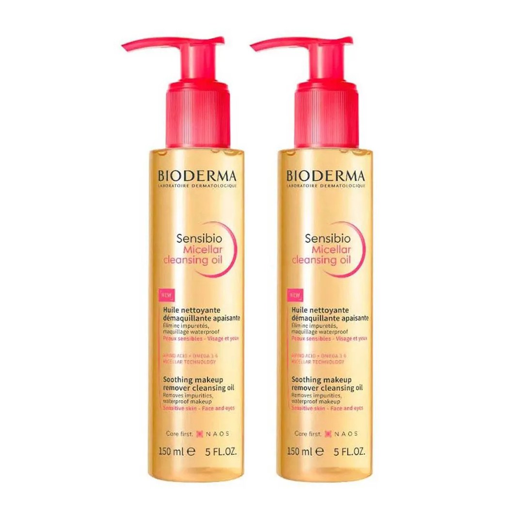 Bioderma Sensibio Cleansing Oil Kit com 2 Unidades