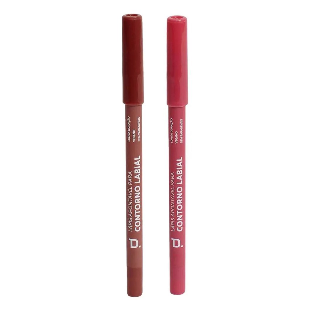 Dailus Kit - Lápis para Contorno Labial Taupe e Rose