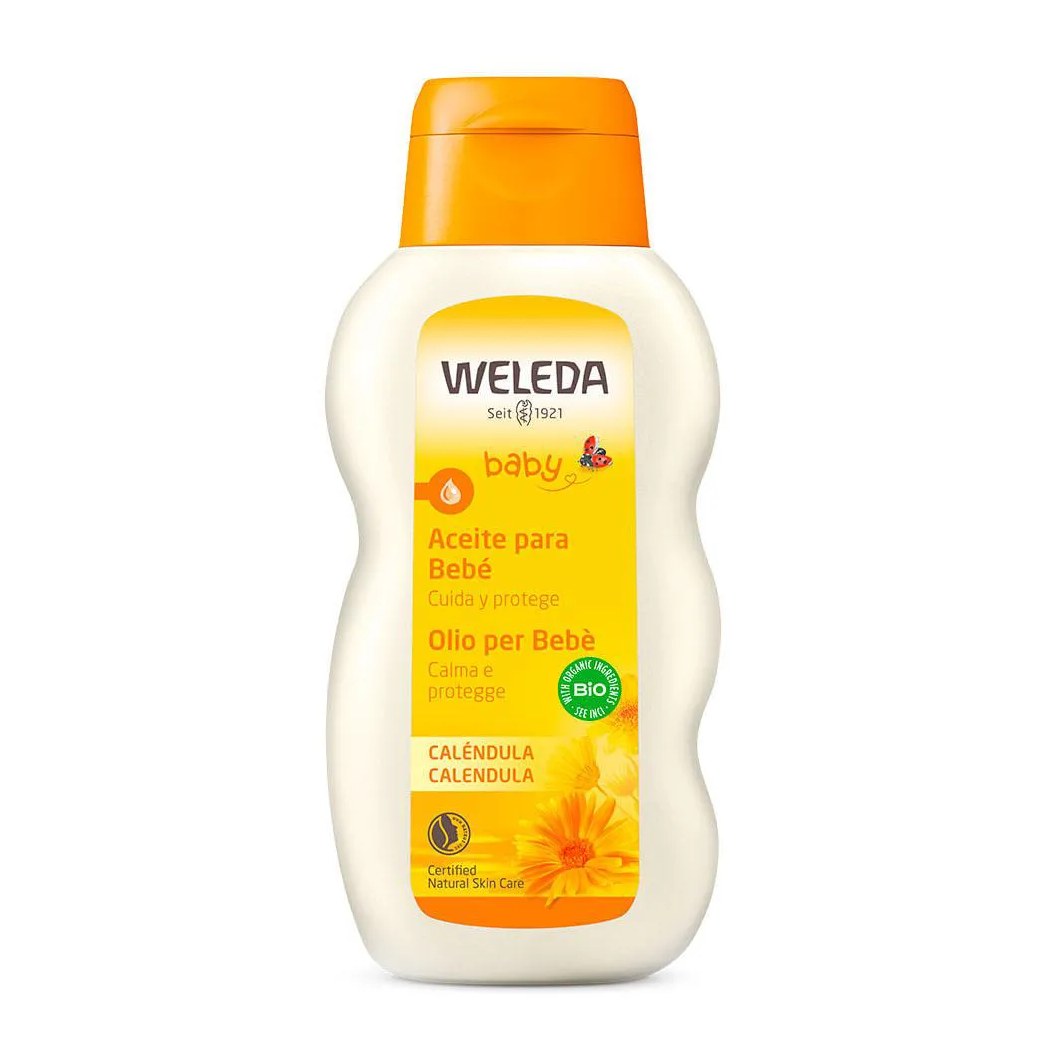 Calêndula Óleo Hidratante para o Bebê Weleda - Óleo Corporal 200ml