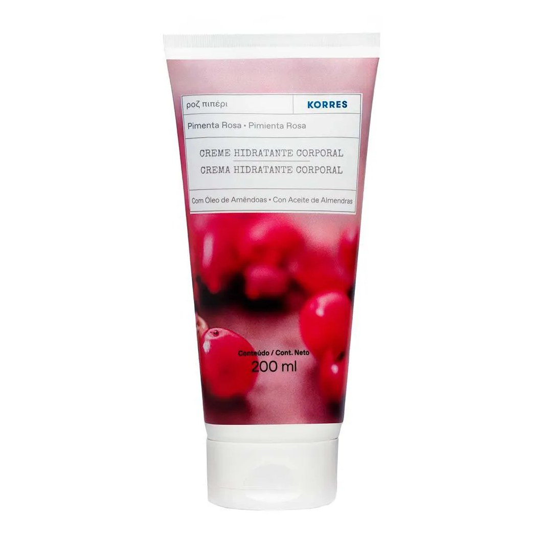 Creme Hidratante Corporal Korres – Pimenta Rosa 200ml