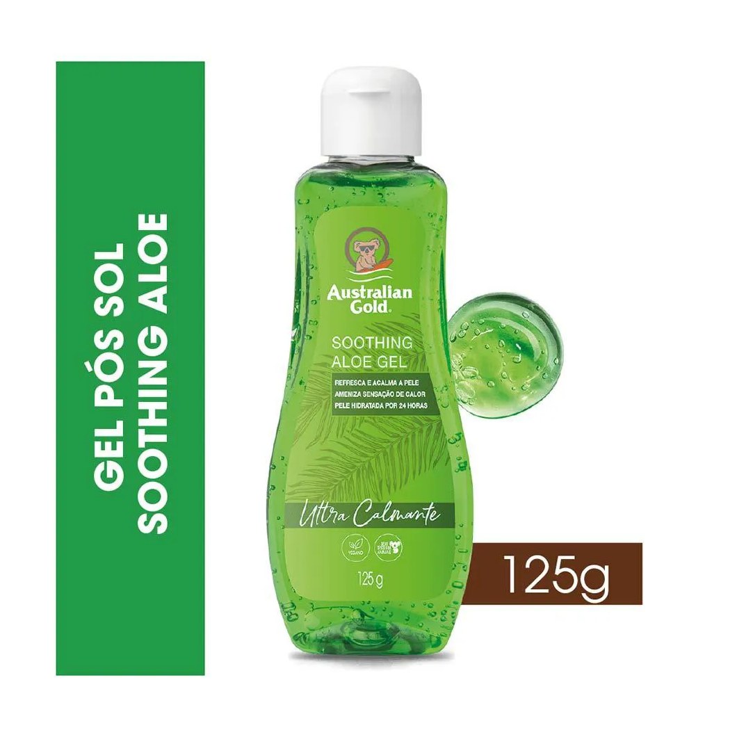 Gel Hidratante Pós Sol Australian Gold Shoothing Aloe 125g