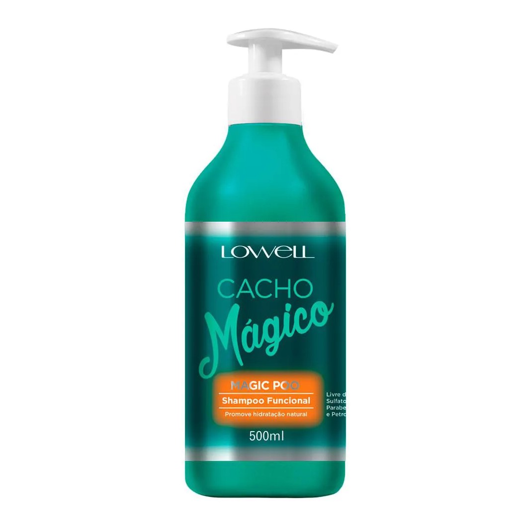 Lowell Magic Poo Cacho Mágico - Shampoo Funcional 500ml