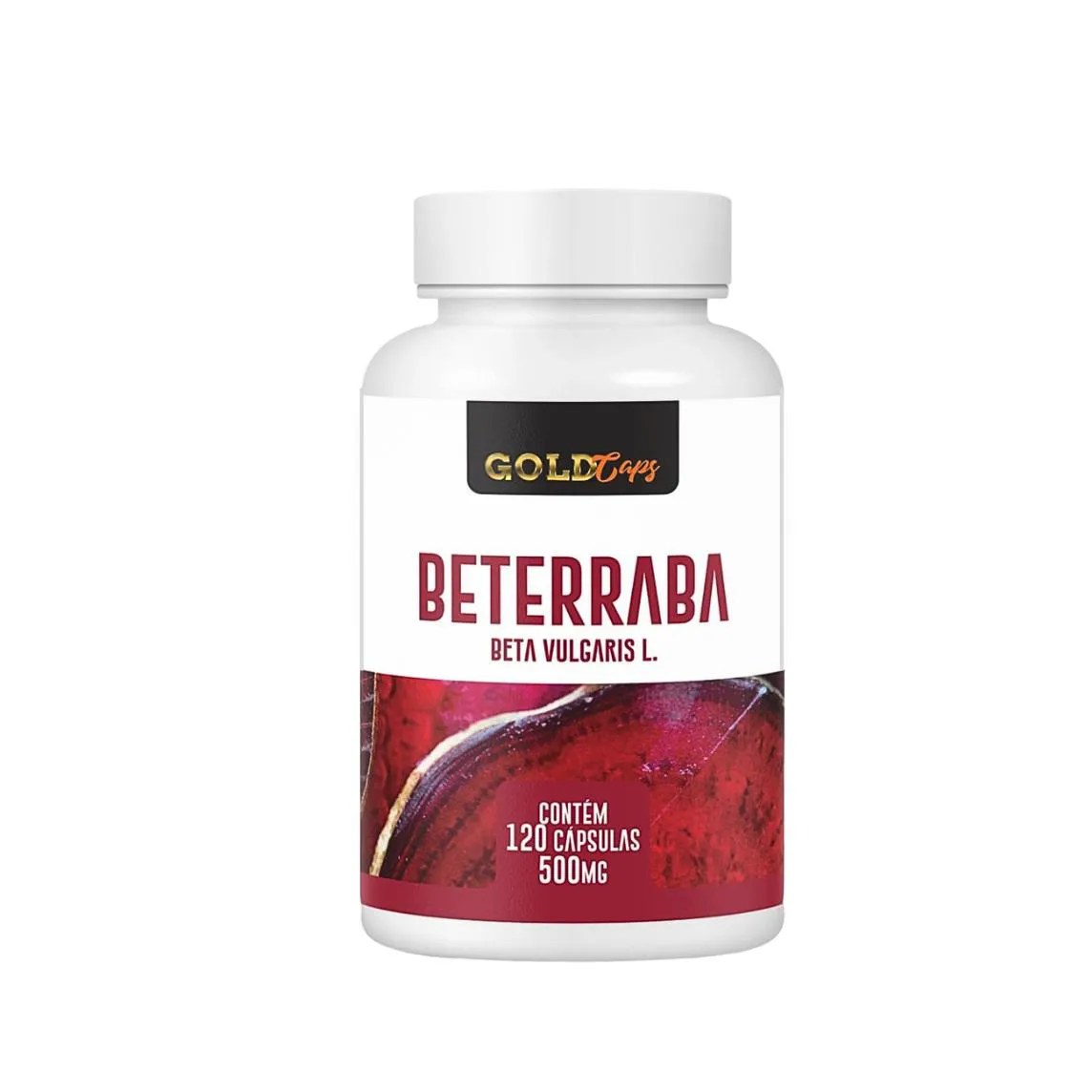 Beterraba 120 cápsulas 500mg Goldcaps