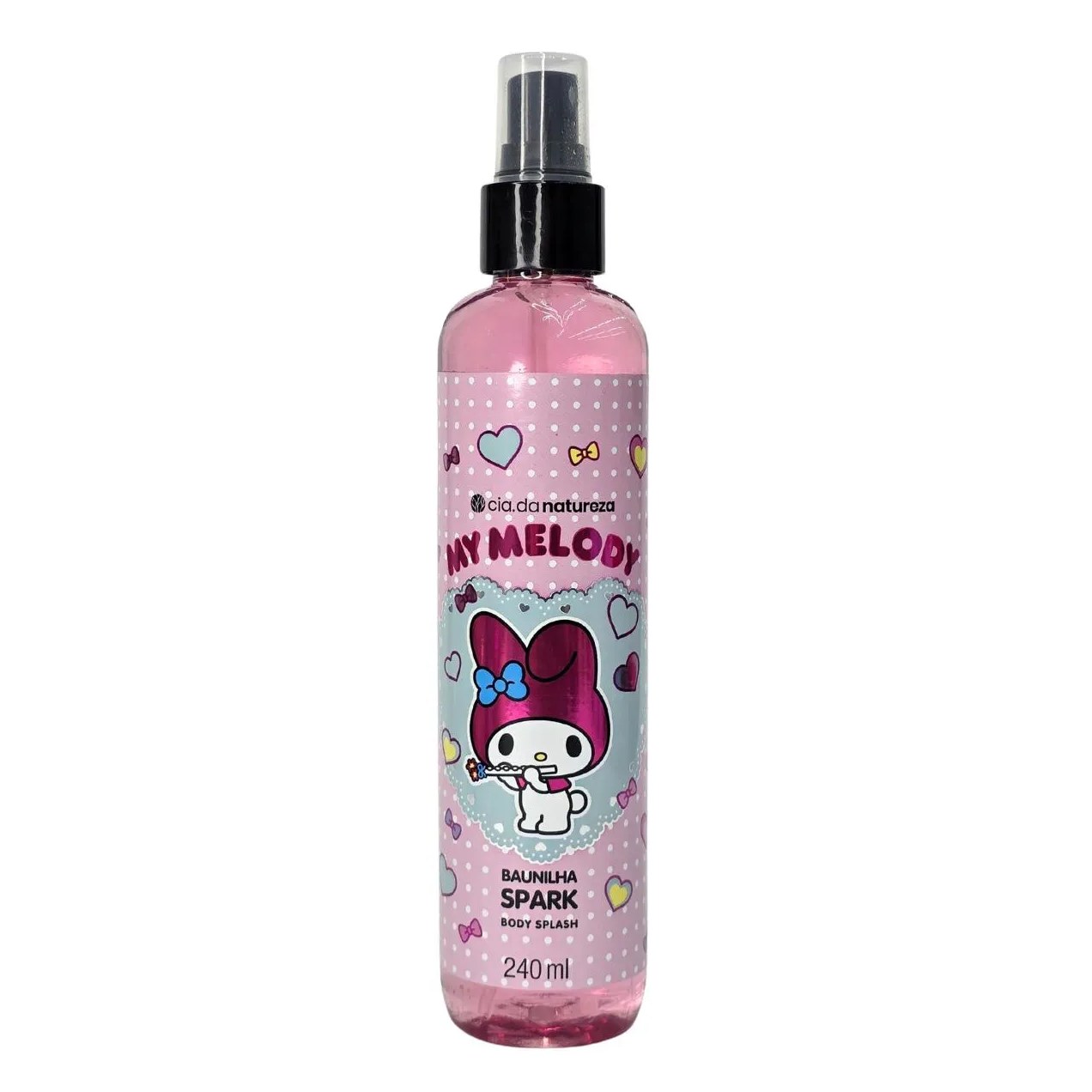 Body Splash Baunilha Spark My Melody Vegano Cia. da Natureza 240Ml