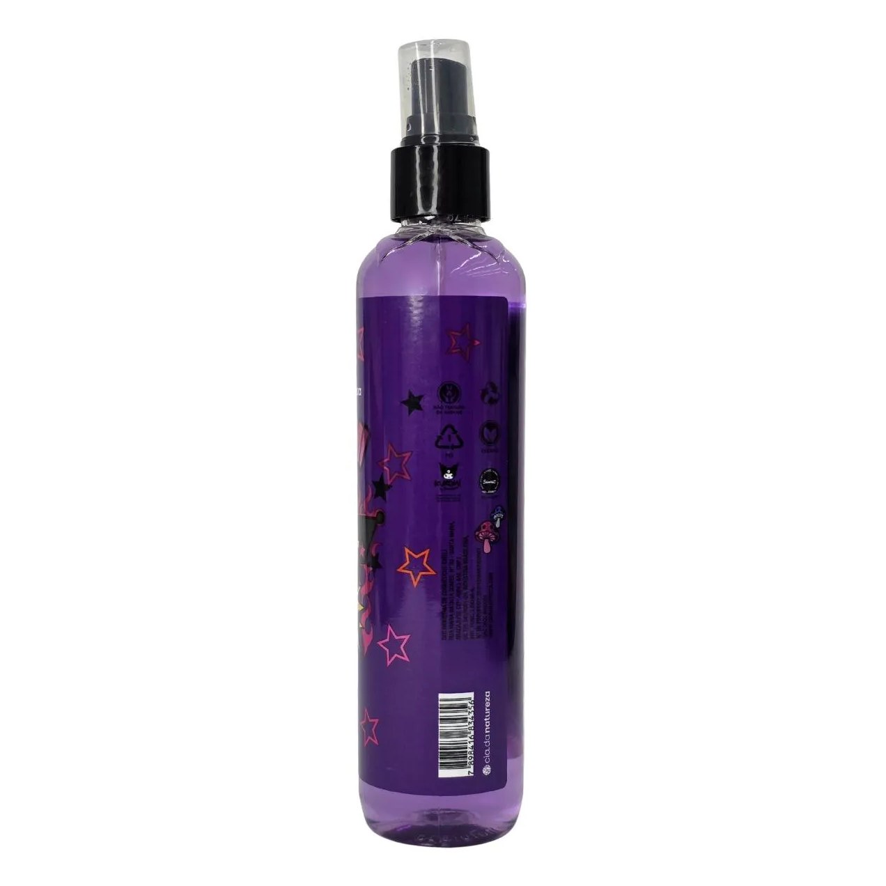 Body Splash Black Cherry Kuromi Vegano Cia. da Natureza 240Ml