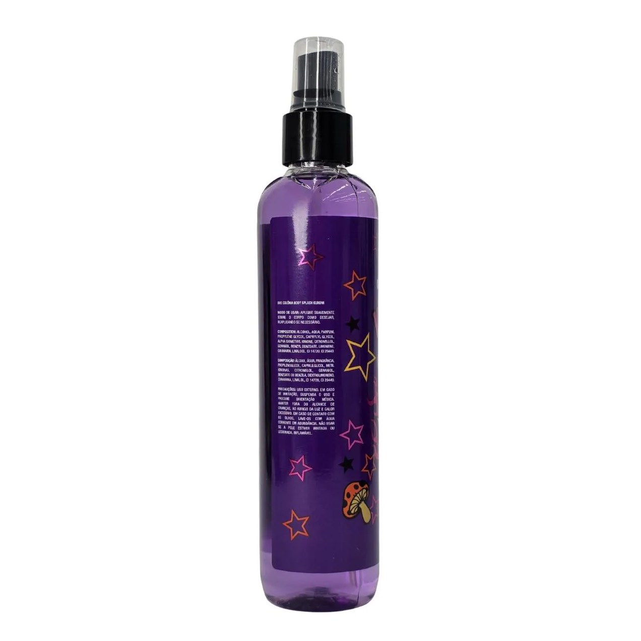 Body Splash Black Cherry Kuromi Vegano Cia. da Natureza 240Ml