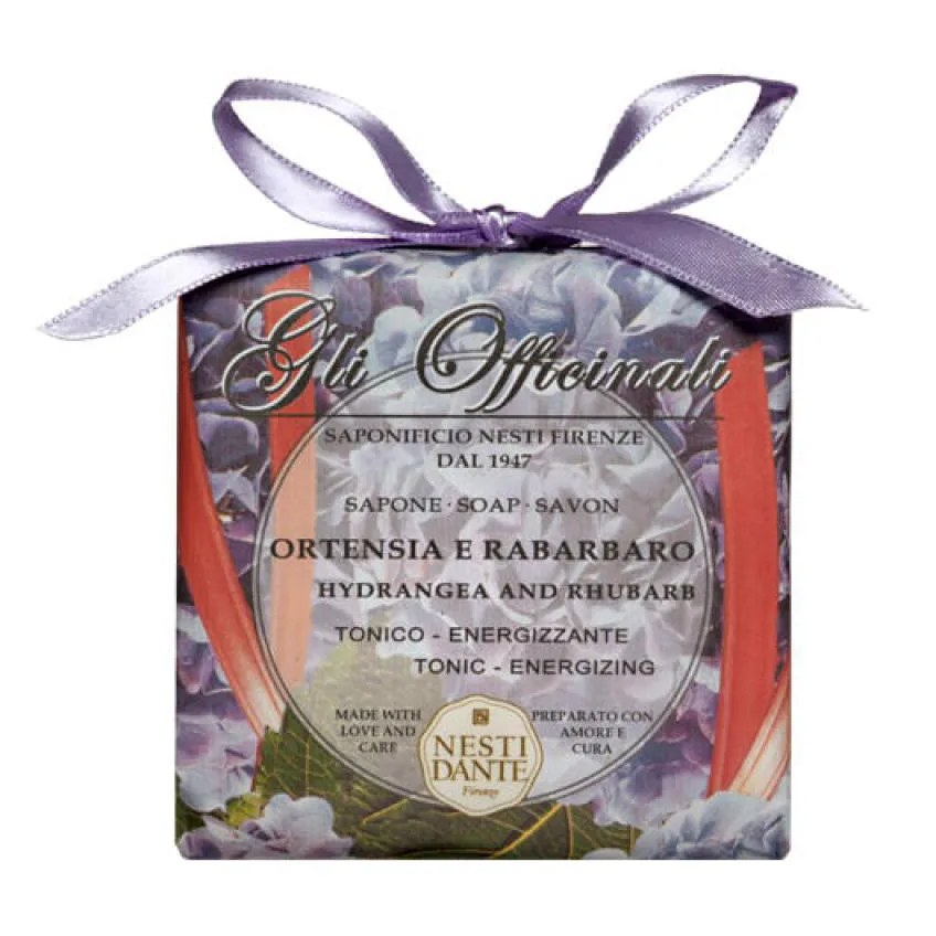 Gli Officinali Hortênsia com Ruibarbo Nesti Dante - Sabonete Perfumado em Barra 200g