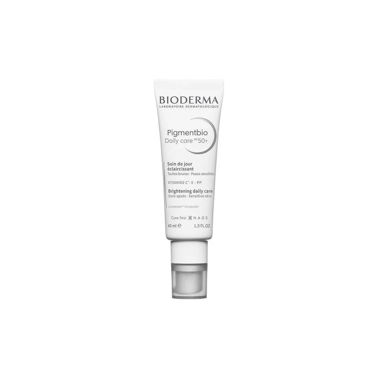 Clareador Antioxidante Facial Pigmentbio Daily Care Vitamina C FPS 50+ 40ml