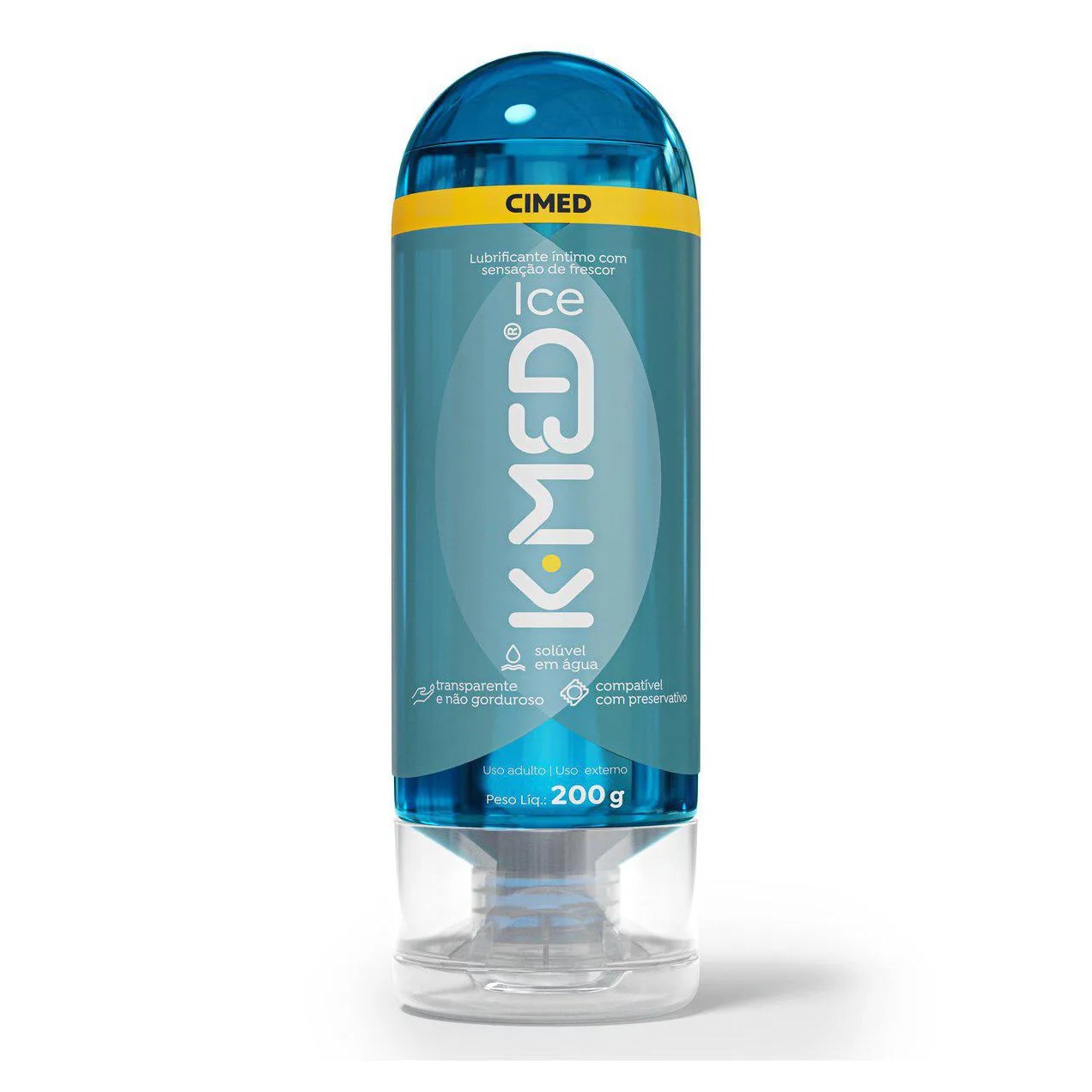 Lubrificante Íntimo Gel K-Med Ice 200g