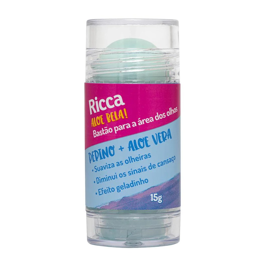 Bastão para Area dos Olhos Ricca Aloe Bela 15G 1 UN