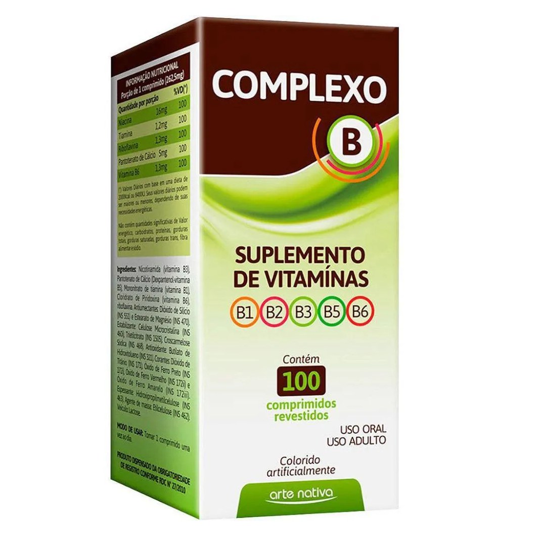 Complexo B Arte Nativa 100 Capsulas