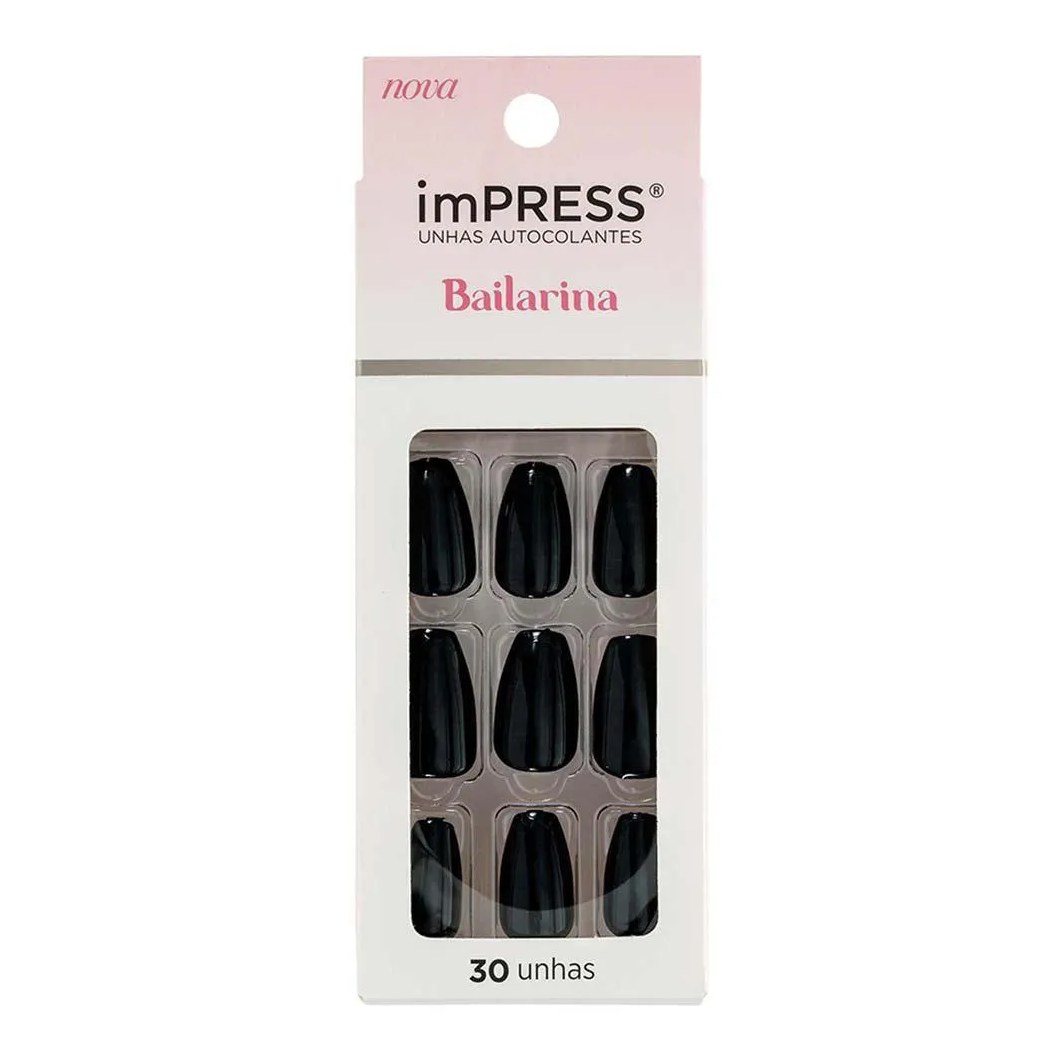 Unhas Postiças Autocolantes Impress Lacy