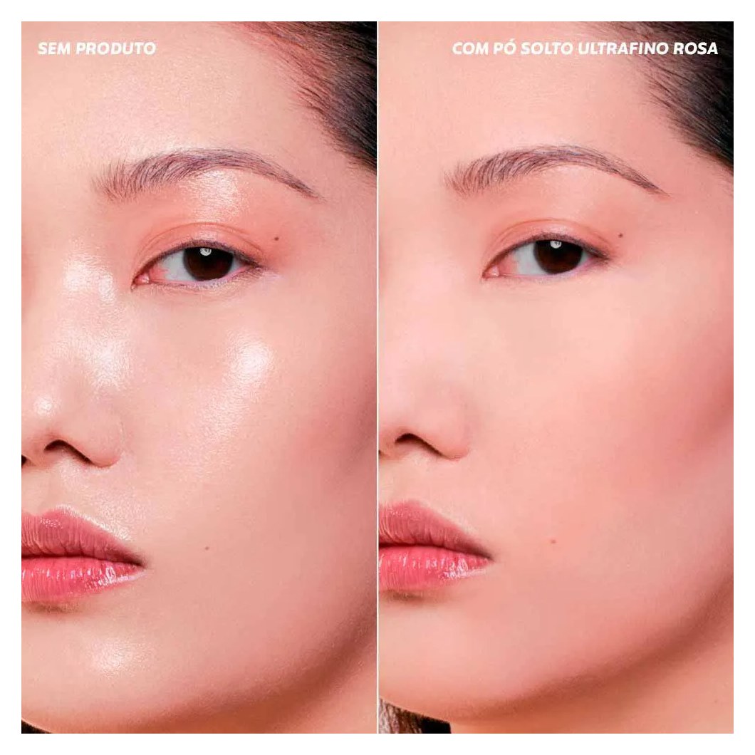 Pó Solto Facial Ultrafino Dailus Rosa