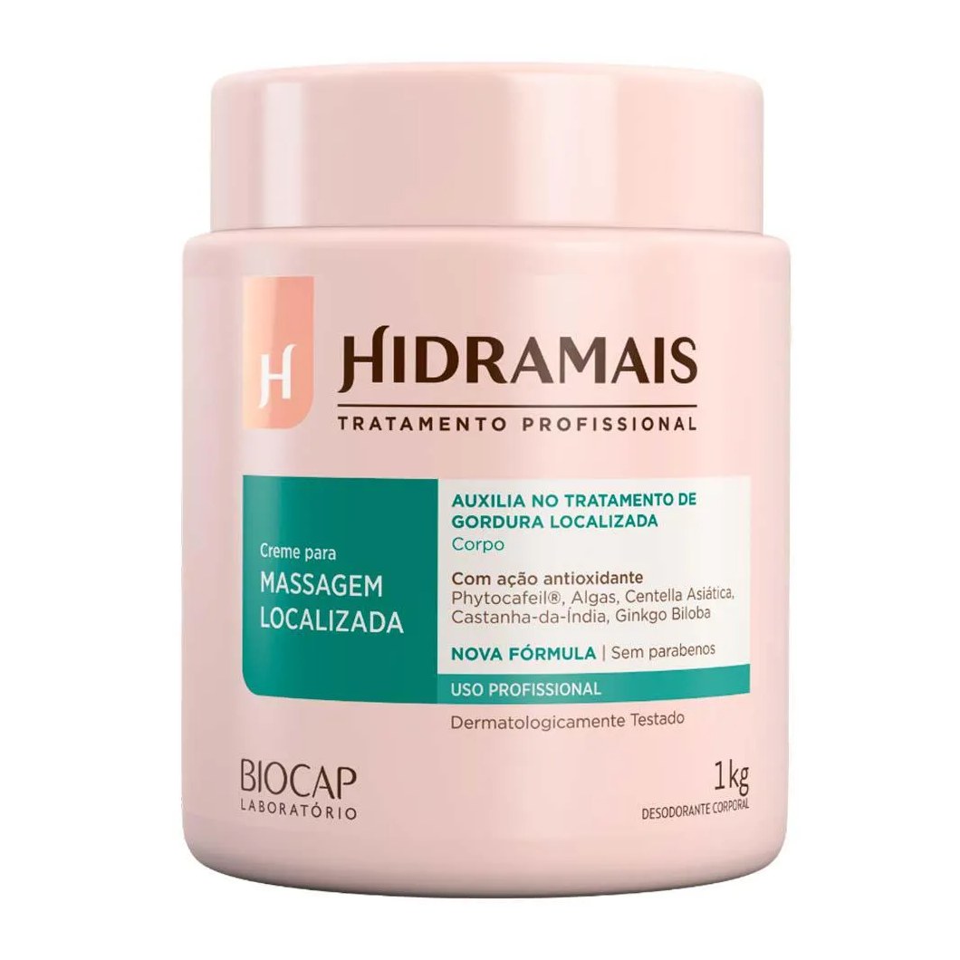Creme para Massagem Localizada Hidramais Profissional 1KG