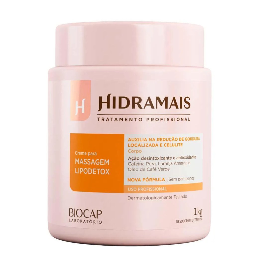 Creme para Massagem Hidramais - Lipodetox 1KG