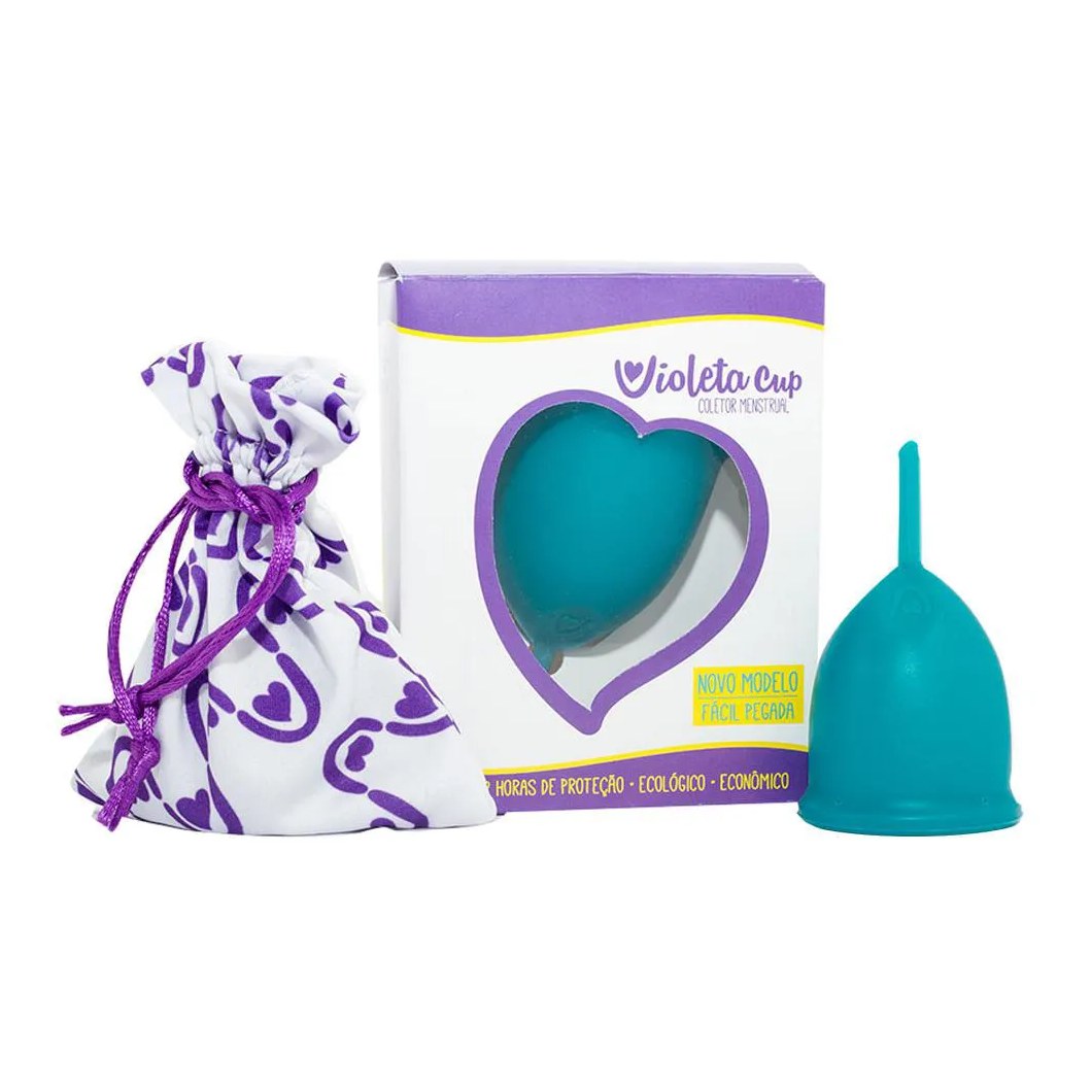 Coletor Menstrual Violeta Cup - Verde Tipo a 1 UN