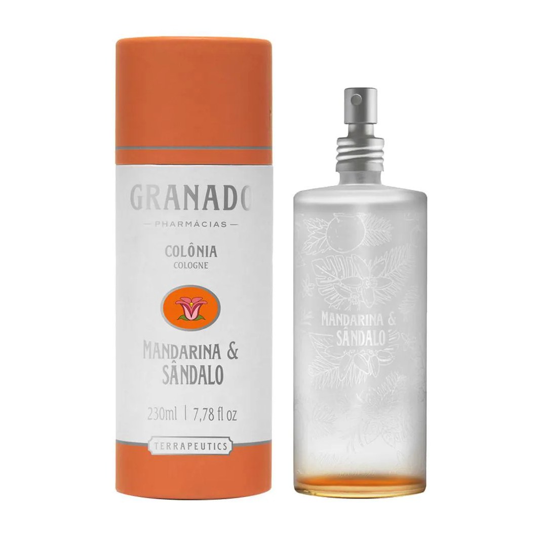 Colônia Terrapeutics Granado - Mandarina e Sândalo 230ml