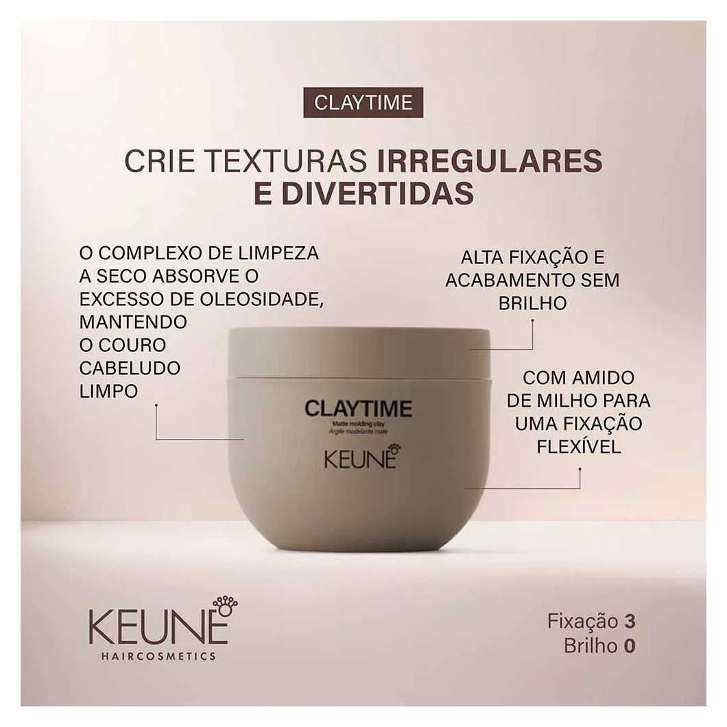 Keune Style Claytime Argila Modeladora 100ml