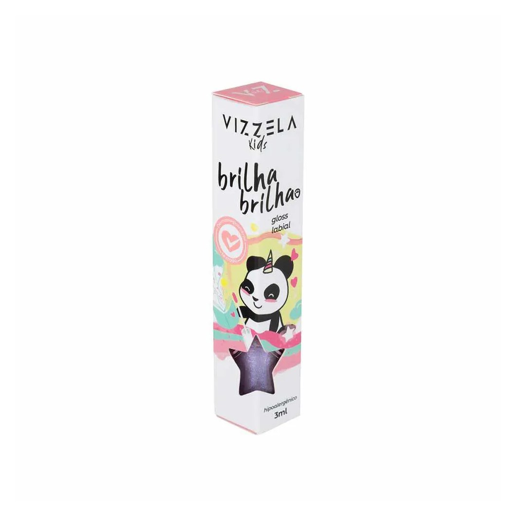 Gloss Infantil Vizzela - Brilha Brilha Aurora