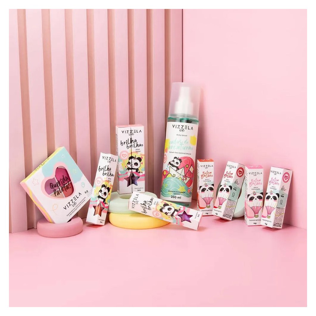 Gloss Infantil Vizzela - Brilha Brilha Aurora