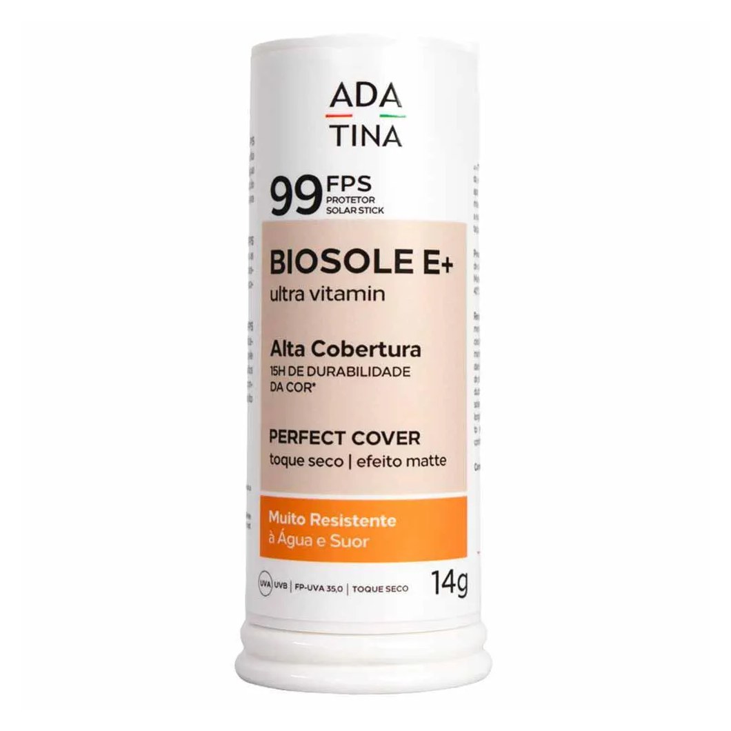 Protetor Solar Stick Clareador Biosole e Plus Ultra Vitamin Fps 99 com Cor 65 Cacau