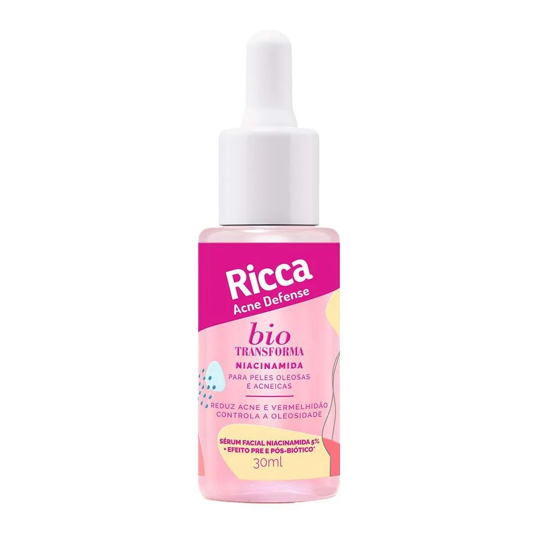 Sérum Facial Niacinamina Acne Defense Ricca 30ml