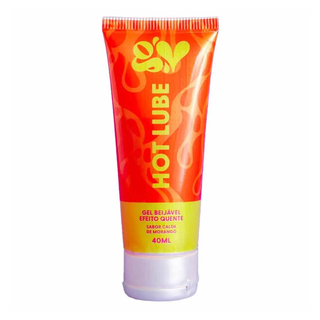 Hot Lube Gel Beijavel Quente Morango Good Vibres 40ml