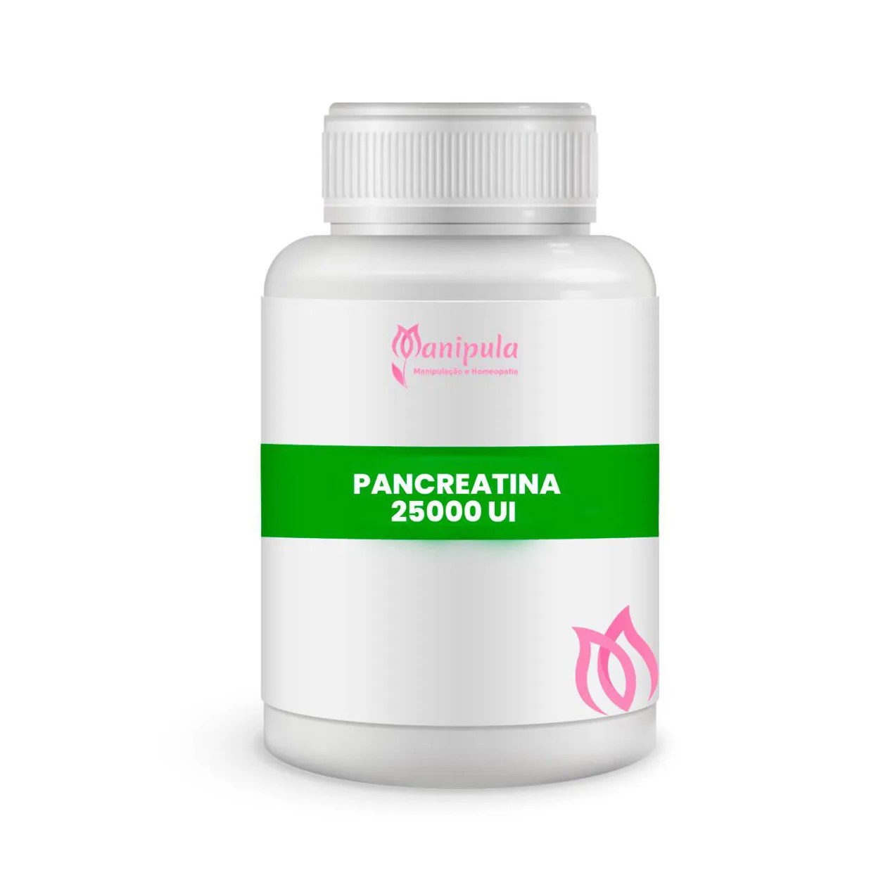 Pancreatina 25.000 Ui | Suporte Digestivo e Enzimático | 60 Doses