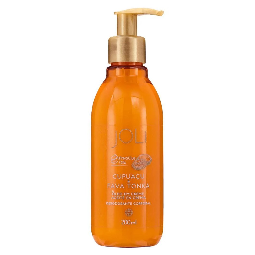 Óleo em Creme Joli Cupuaçu e Fava Tonka 200Ml