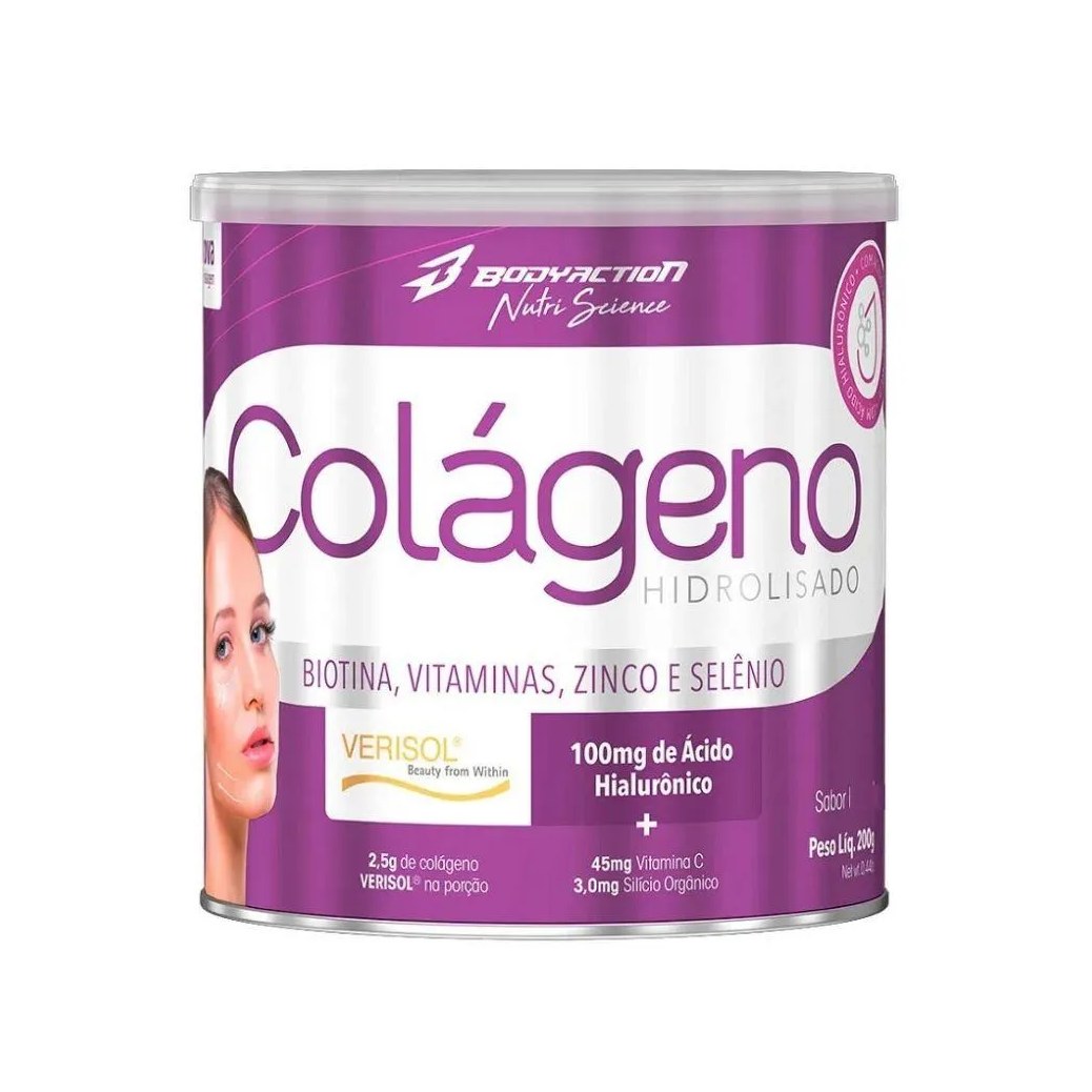 Colágeno Verisol C/ Ácido Hialurônico (200g) - Limão C/ Clorofila