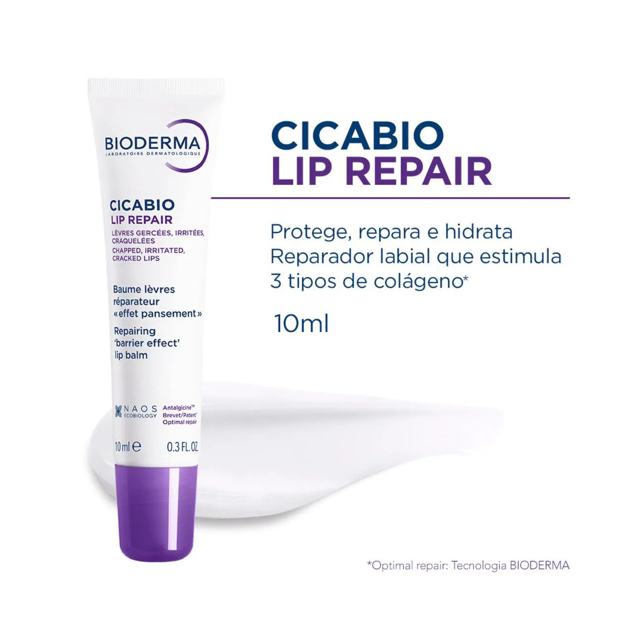 Reparador Labial Bioderma Cicabio Lip Repair 10ml