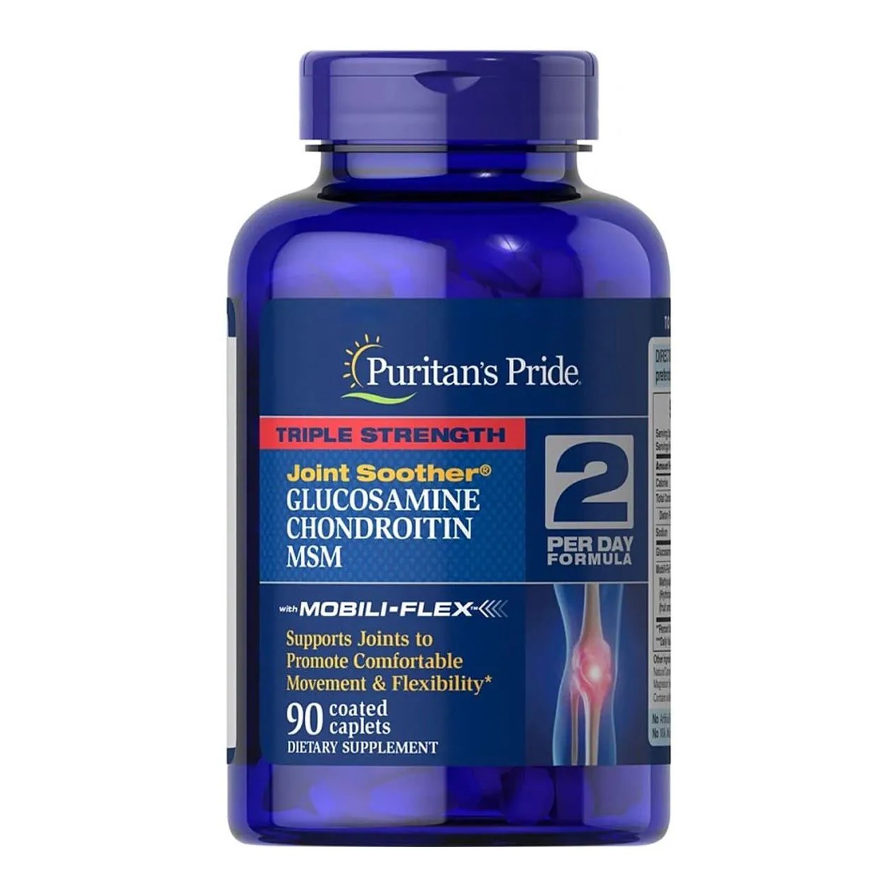 Glucosamina Condroitina Msm 90 Tabletes - Puritan's Pride - Importado Importada e Original Usa