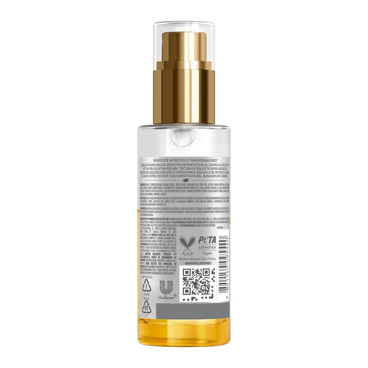 Óleo + Sérum Bifásico Dove Bond Intense Repair + Peptídeo110ml