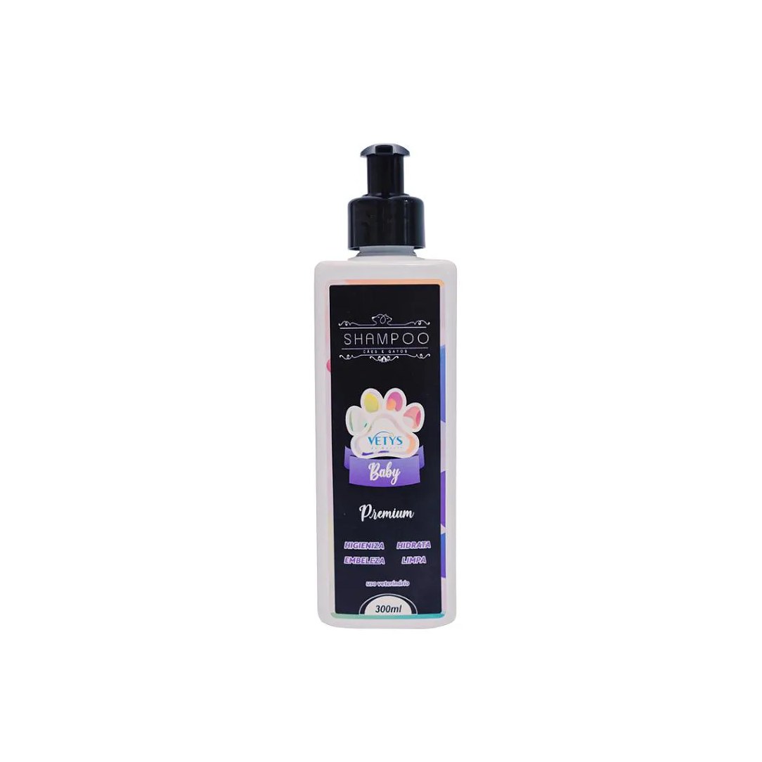 Shampoo Premium Baby Cães e Gatos 300Ml