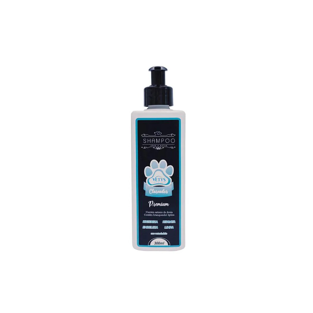 Shampoo Premium Concentrado Clareador Cães e Gatos 300Ml