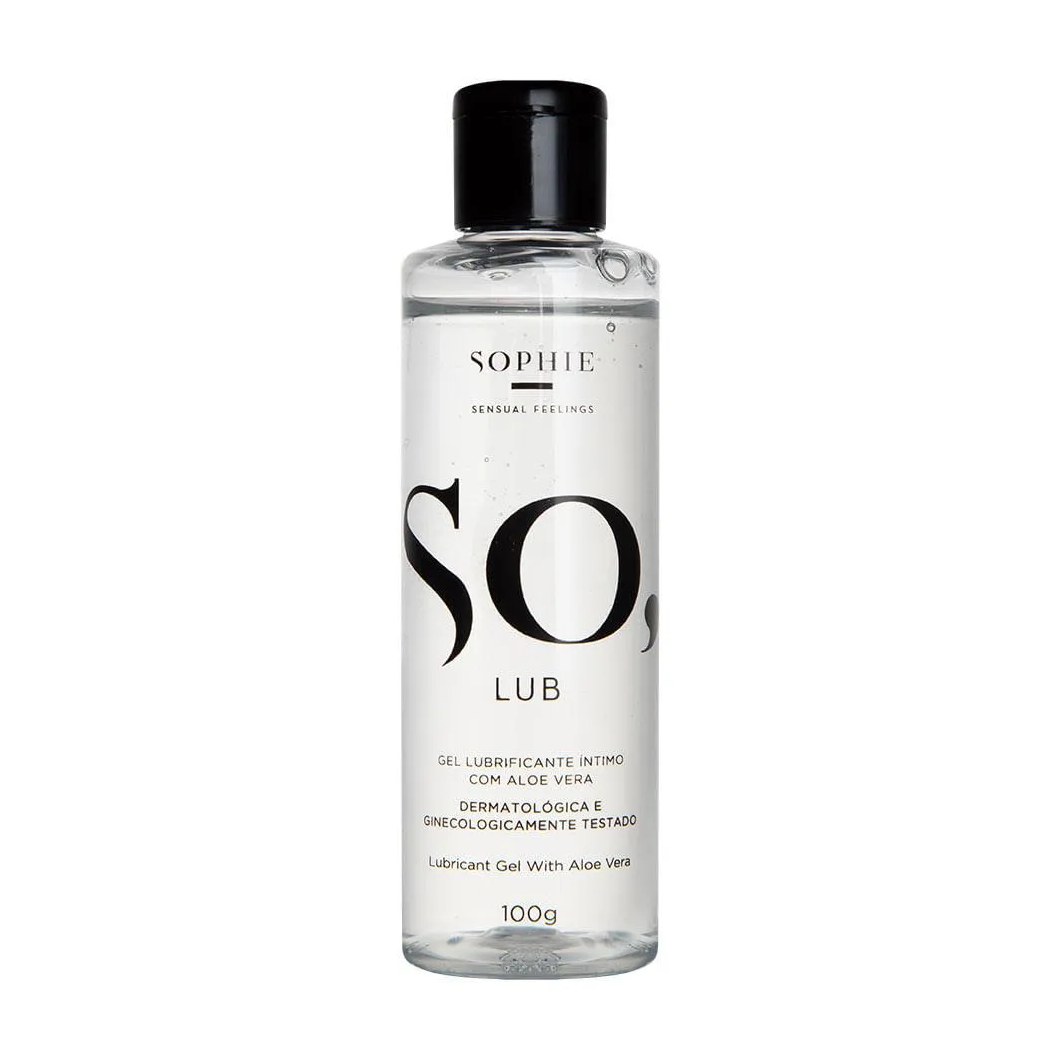 Gel Lubrificante Íntimo Sophie Sensual Feelings So Lub - Extrato de Aloe Vera 100g