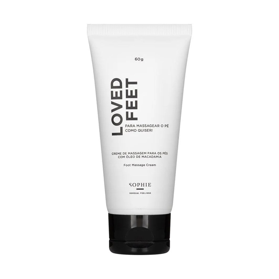 Creme de Massagem para os Pés Sophie Sensual Feelings Loved Feet - Frutal Fresco 60G
