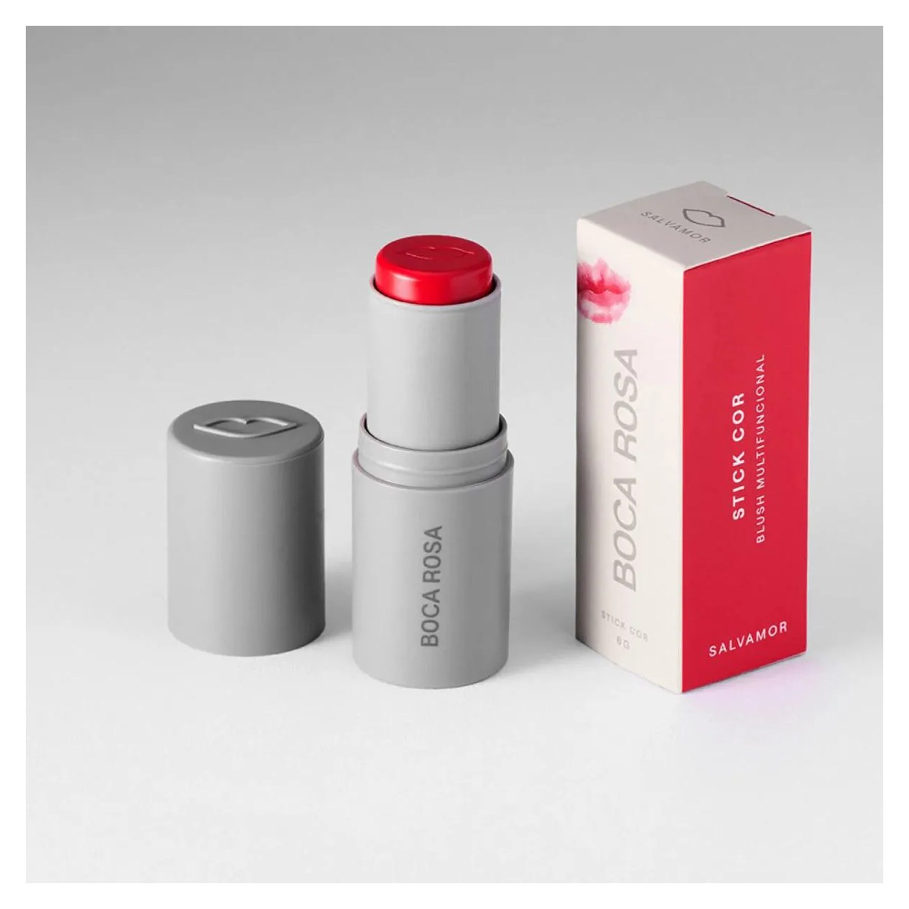 Blush Stick Multifuncional Boca Rosa 6G Salvamor