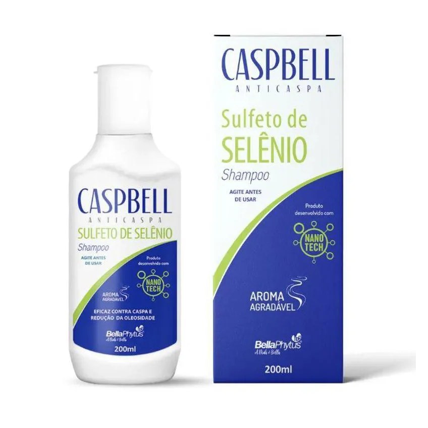 Caspbell Shampoo Sulfeto de Selênio 200Ml - Bellaphytus