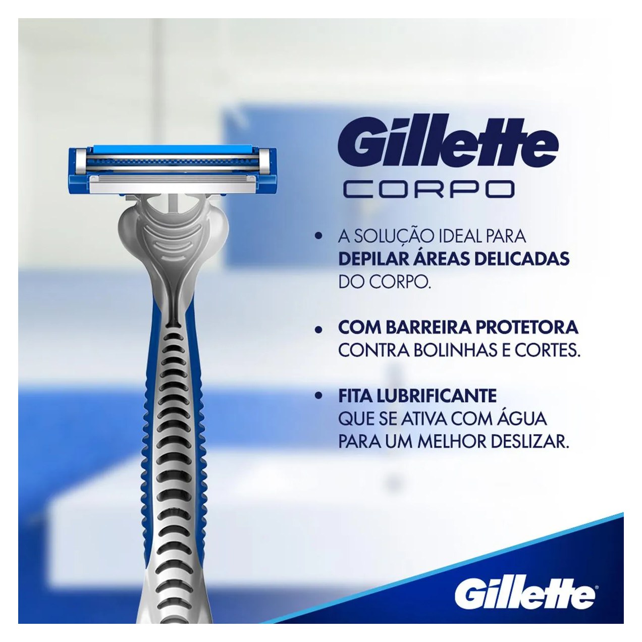 Aparelho para Depilação Gillette Corpo Descartável 2 unidades
