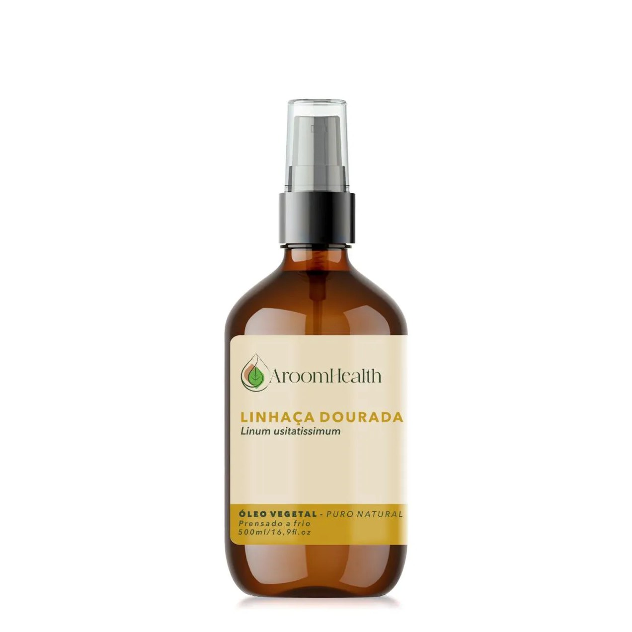 Óleo Vegetal Puro Natural de Linhaça Dourada - 500ml