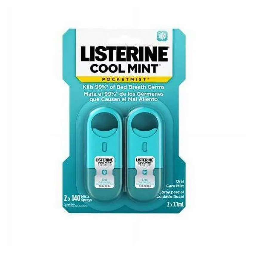 Listerine Cool Mint Pocketmist - Spray Bucal 2X7,7Ml