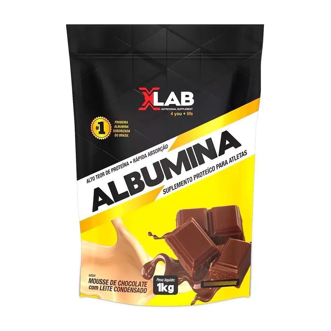 Albumina 1Kg Sabor Chocolate com Leite Condensado X-Lab