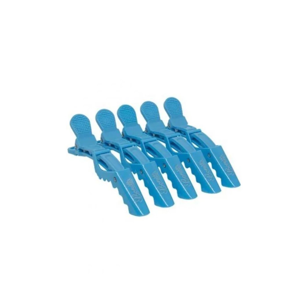 Clips Crocodilo Azul Antiderrapante Bonitta Ref 224Bt