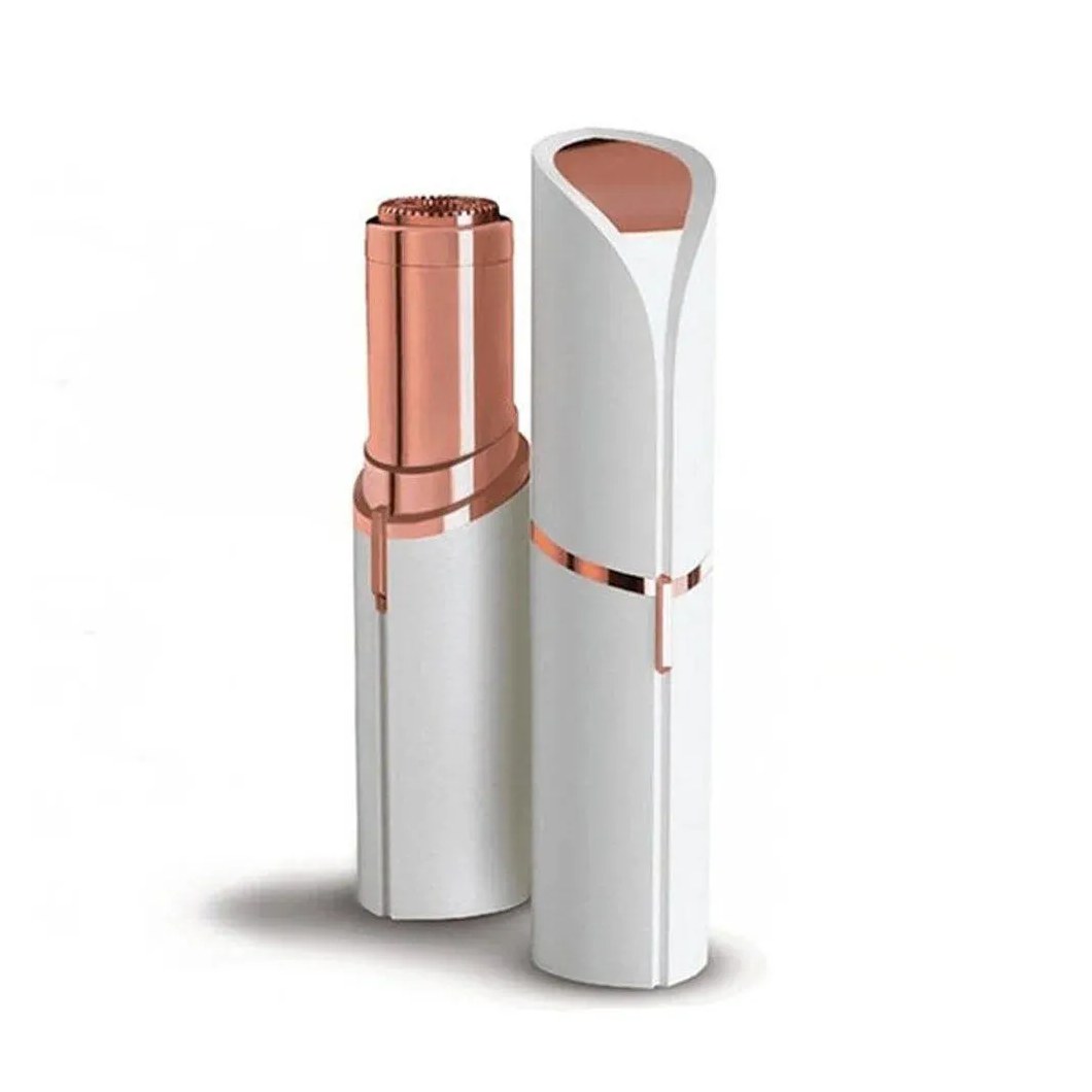 Depilador Eletrico Feminino Batom Portatil Recarregavel Bateria Luz Baton Usb