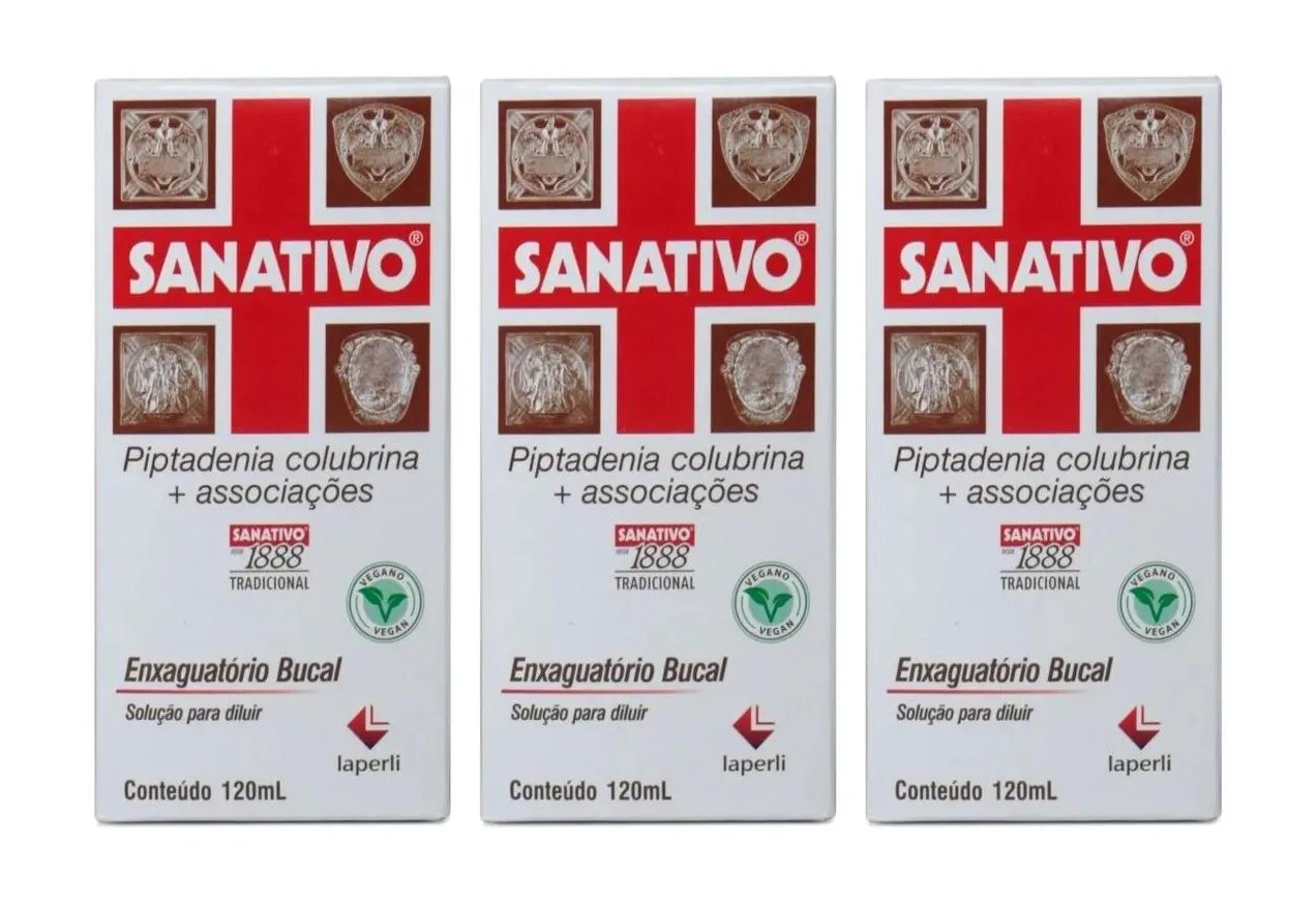 Kit 3 Sanativo Tradicional 120 Ml