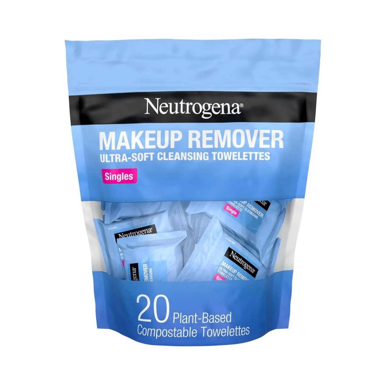 Lenço Demaquilante Umidecido sem Álcool 20 Un - Neutrogena